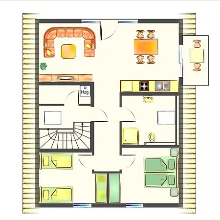 Sonneninsel Haus Sonnenschein Obergeschoss Apartment *