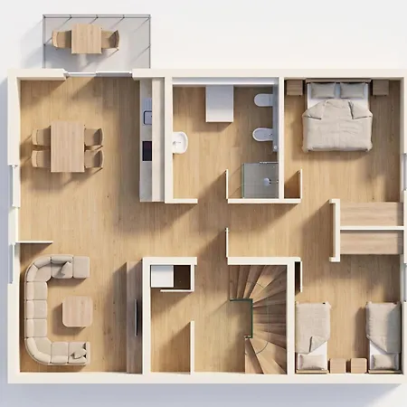 Sonneninsel Haus Sonnenschein Obergeschoss Apartment Loddin